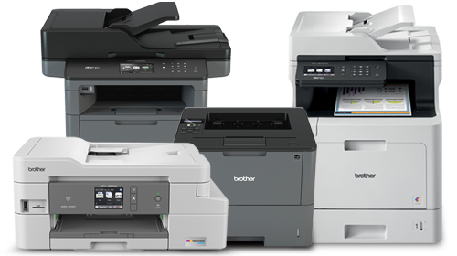 Brother colour and monochrome all-in-one printers